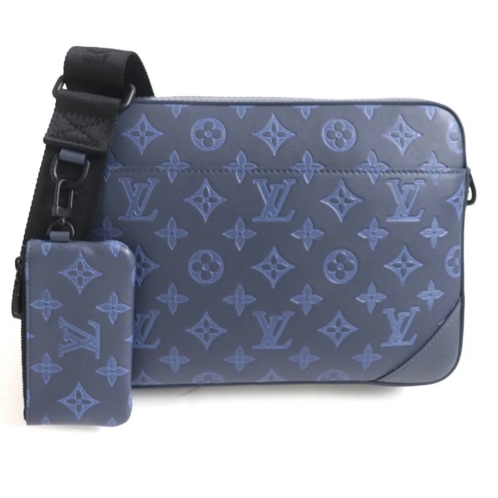 louis vuitton duo messenger blue